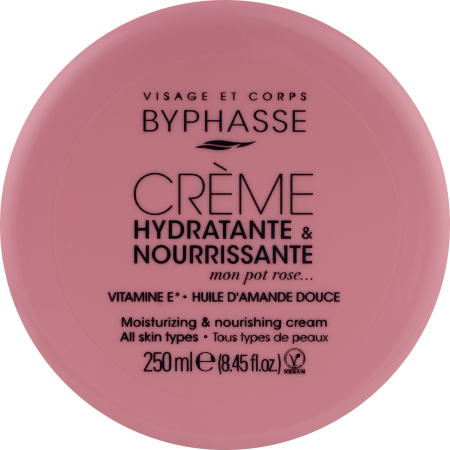 Creme De Fata - Byphasse Crema Hidratanta si Nutritiva pentru Fata si Corp 250 ml