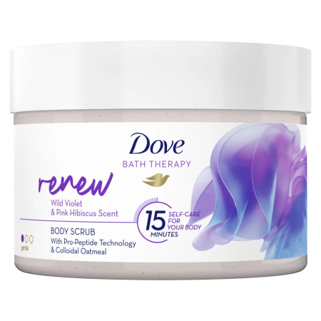 Body Scrub - Dove Bath Therapy Renew – scrub de corp exfoliant 295 ml