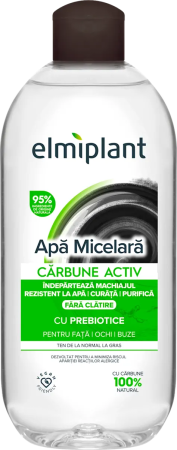 ÎNGRIJIREA TENULUI - Elmiplant Apa Micelara cu Carbune Activ 400 ml