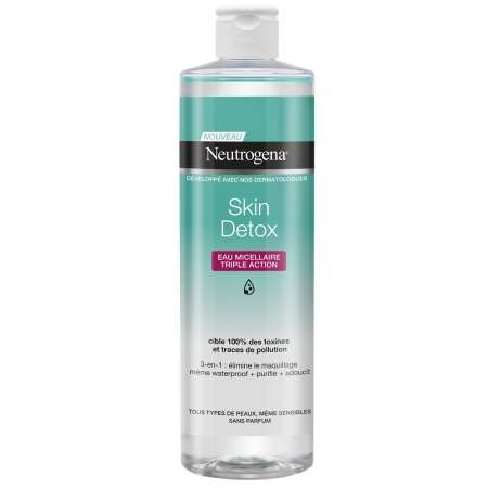 ÎNGRIJIREA TENULUI - Neutrogena Apa Micelara Skin Detox Tripla Actiune 400 ml