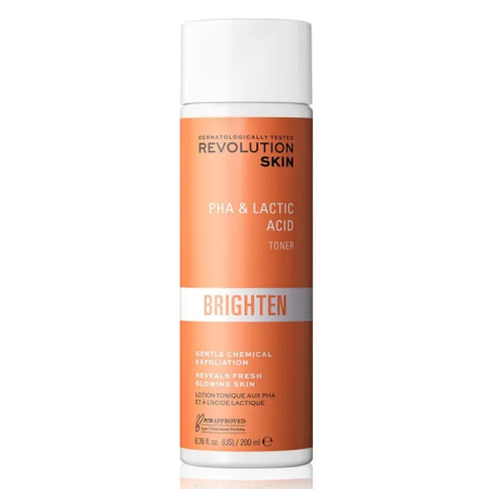 ÎNGRIJIREA TENULUI - Revolution Skin Brighten Lotiune Tonica PHA Acid Lactic 200 ml