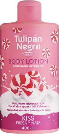 Lotiune Corp - Tulipan Negro Kiss Fresa y Nata Lotiune Corp 400 ml