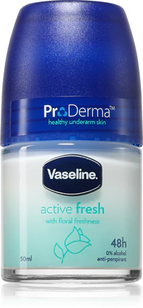 Deodorante - Vaseline Active Fresh Antiperspirant Roll-On 48h 50 ml
