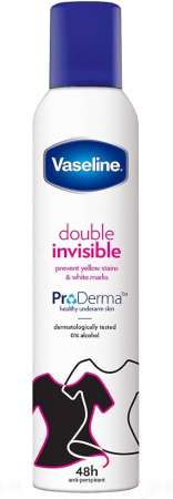Deodorante - Vaseline Deodorant Spray Double Invisible 250 ml