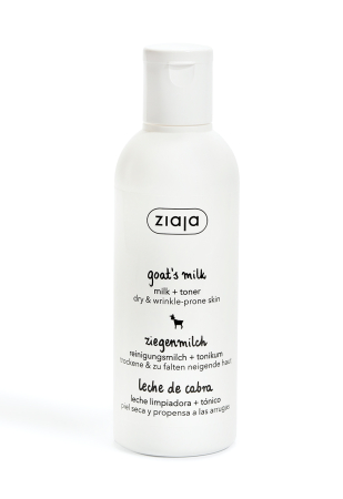 ÎNGRIJIREA TENULUI - Ziaja Goats Milk Lapte demachiant cu toner ten uscat 200 ml