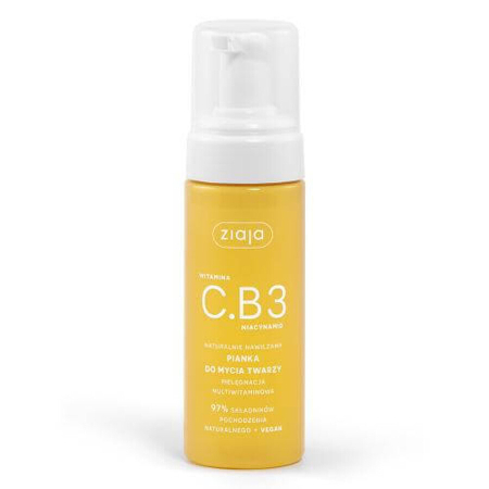 ÎNGRIJIREA TENULUI - Ziaja Vitamin C.B3 Spuma de curatare fata cu niacinamida 150 ml