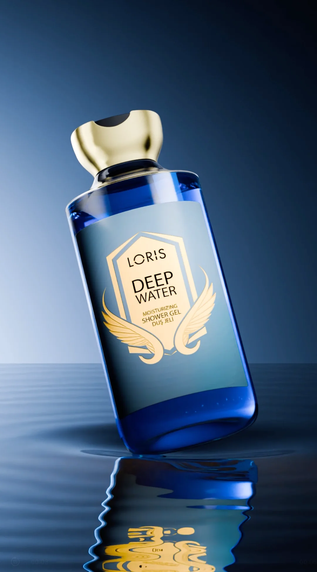 Loris Deep Water Gel de Duș 295 ml – Gel de Duș Revigorant cu Aromă Proaspătă Marină [2]