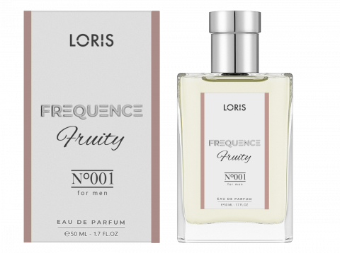 FREQUENCE - Loris E-001 Frequence – Parfum Masculin Revigorant cu Note de Bergamotă, Ghimbir și Lemn de Santal 50ML