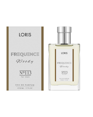 FREQUENCE - Loris E-113 Frequence – Parfum Masculin Luxos Lemnos cu Grapefruit, Cedru și Vetiver 50ML