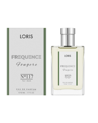 FREQUENCE - Loris E-117 Frequence – Parfum Masculin Oriental cu Note de Mentă, Lavandă și Vanilie 50ML