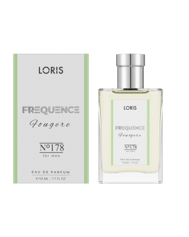 FREQUENCE - Loris E-178 Frequence – Parfum Masculin Lemnos cu Bergamotă, Boabe Tonka și Vanilie 50ML