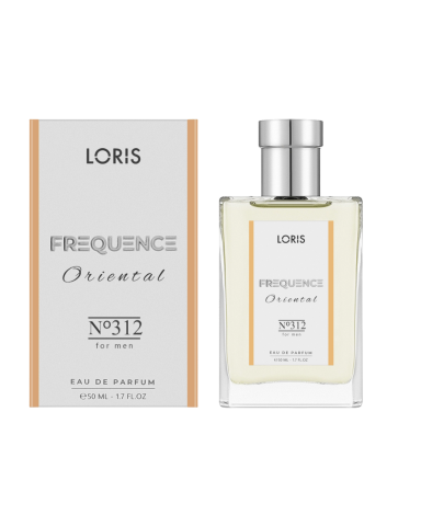FREQUENCE - Loris E-312 Frequence – Parfum Masculin Clasic și Picant cu Tutun, Vanilie și Lemn 50ML
