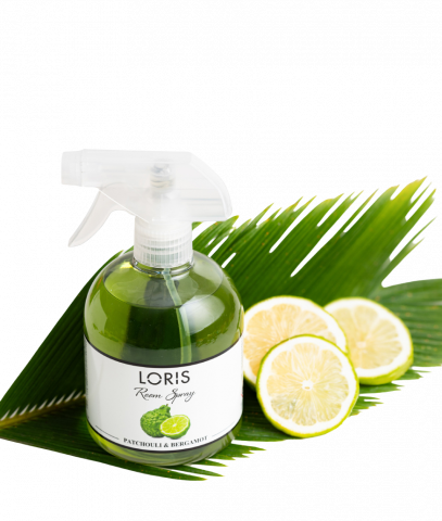 Odorizante Spray - Loris Odorizant de Cameră Spray Paciuli și Bergamot – Prospețime Citrica și Note Lemnoase 500ML