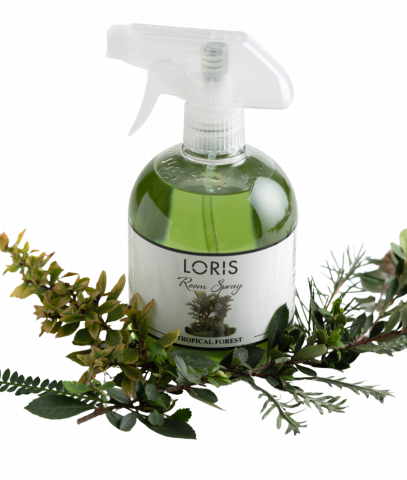 Odorizante Spray - Loris Odorizant de Cameră Spray Pădure Tropicală – Parfum Proaspăt și Revigorant 500ML