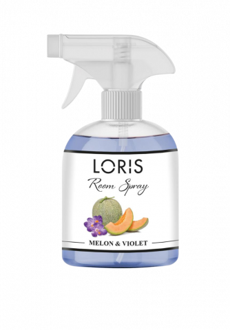 Odorizante Spray - Loris Odorizant de Cameră Spray Violeta & Pepene – Parfum Floral și Fructat Proaspăt 500ML