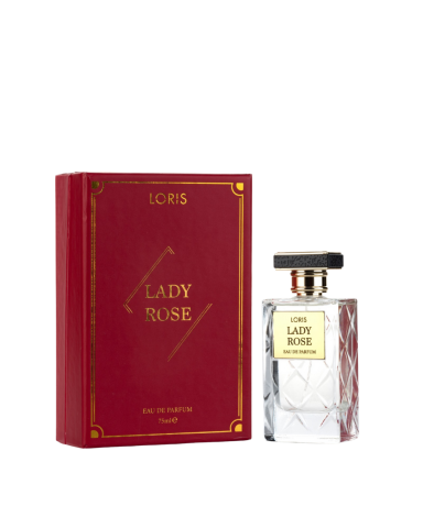 Femei - Loris Parfum Lady Rose Apa De Parfum 75 ML – Parfum Floral și Condimentat cu Trandafir și Lemn de Santal
