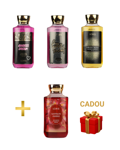 PROMOTII - PACHET PROMOTIONAL: 3 + 1 Gratuit Geluri de Dus Loris 4 x 295 ML