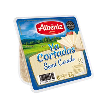 ALBENIZ BRANZA SEMI CURADO YA CORTADO CUNA 250 G FELII