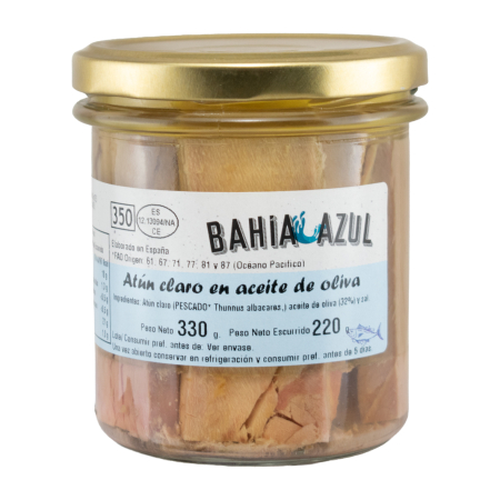 Peste - BAHIA AZUL TON ALB BUCATI 350 ML IN ULEI DE MASLINE