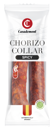 Specialitati Iberice - CASADEMONT CHORIZO 225 G CURBAT, PICANT