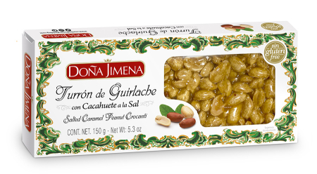 Dulciuri - DONA JIMENA TURRON ALUNE SI CARAMEL SARAT 150G