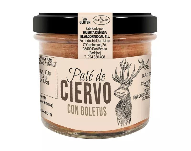 Pateuri si Creme Tartinabile - IBERITOS PATE CERB CU CIUPERCI(BOLETUS) 110 G