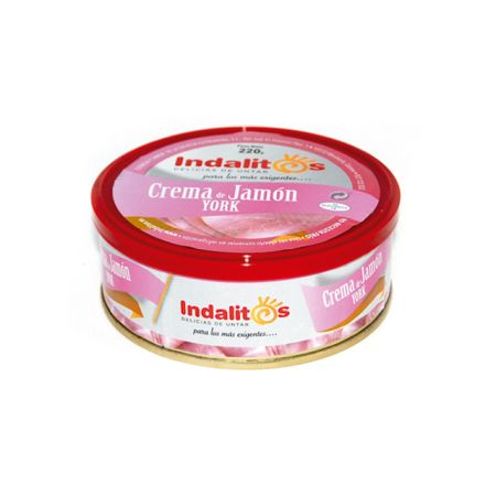 INDALITOS CREMA JAMON(SUNCA) YORK 250 G CV