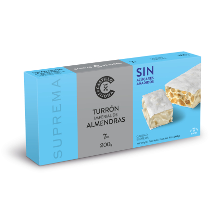 Dulciuri - JIJONA NUGA IMPERIALA CU MIGDALE FARA ZAHAR 200G