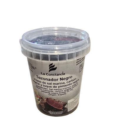 Condimente - LA CONSTANCIA CONDIMENTE NEGRO SARE 300G TARRO