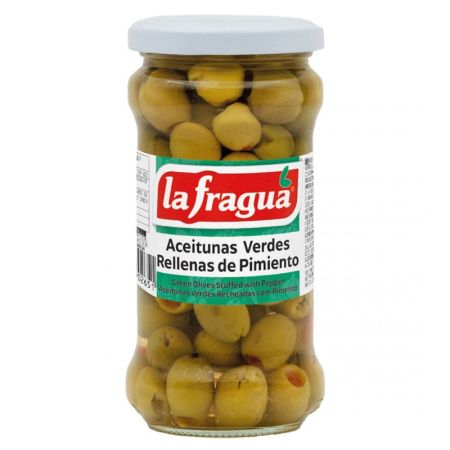 Masline - LA FRAGUA MASLINE 300 G UMPLUTE CU ARDEI 340/360