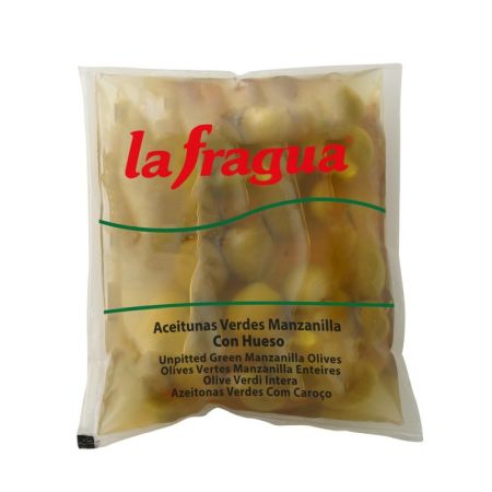 Masline - LA FRAGUA MASLINE VERZI INTREGI 150 G 300/400 PG