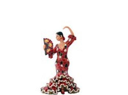Accesorii și souveniruri - OM FIGURA MOZAIC BAILAORA 2EF ROJO 10 CM
