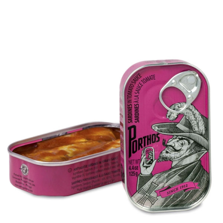 Conserve - PORTHOS SARDINE 125 G SOS TOMAT