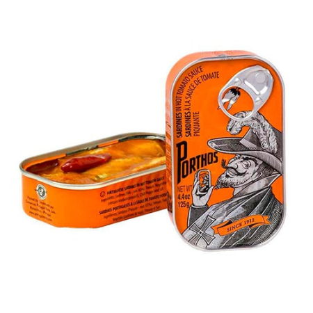 Peste - PORTHOS SARDINE 125 G SOS TOMAT PICANT