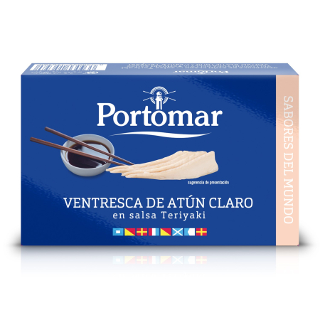 Peste - PORTOMAR BURTA TON ALB 120G IN SOS TERIYAKI