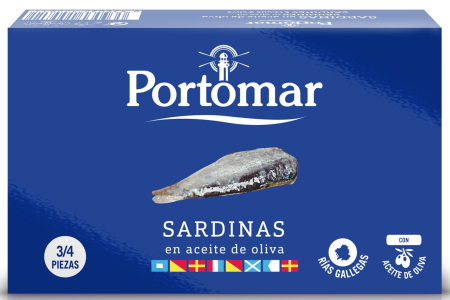 Peste - PORTOMAR SARDINE 120G IN ULEI DE MASLINE