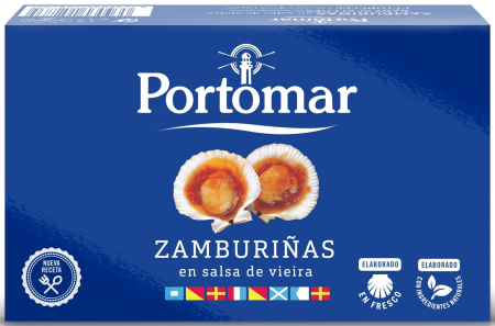 Fructe de mare - PORTOMAR SCOICI 120G IN SOS SALSA SI ULEI DE FL SOARELUI