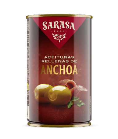 Masline - SARASA MASLINE RELLENA AROMA HAMSIE 350G