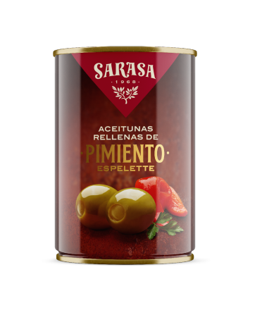 Masline - SARASA MASLINE RELLENA CU PIPER 300G