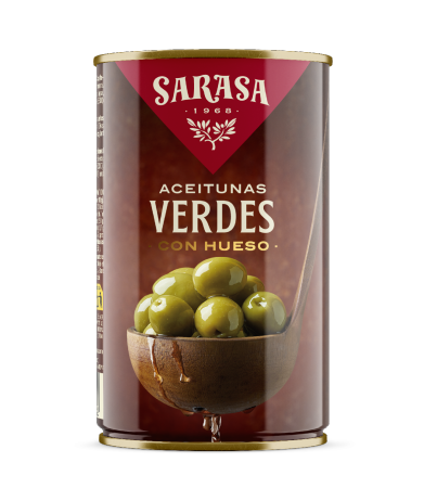 Masline - SARASA MASLINE VERZI CU SAMBURI 350G