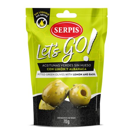 Masline - SERPIS MASLINE VERZI FARA SAMBURI CU LAMAIE 70G