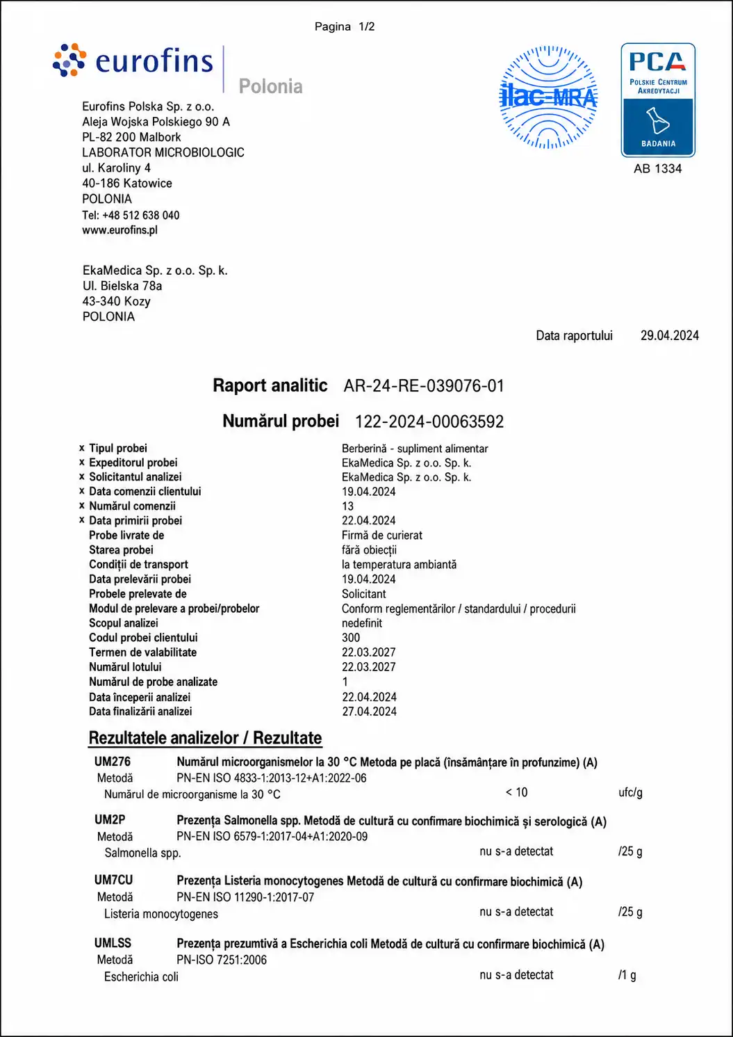Berberină 500 mg – Suport Natural pentru Glicemie, Metabolism și Colesterol [3]