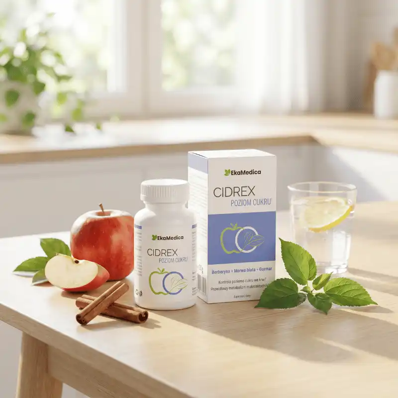 Cidrex Glicemie  – Oțet de Mere, Dud Alb, Berberină, Gurmar și Crom | 60 capsule [2]