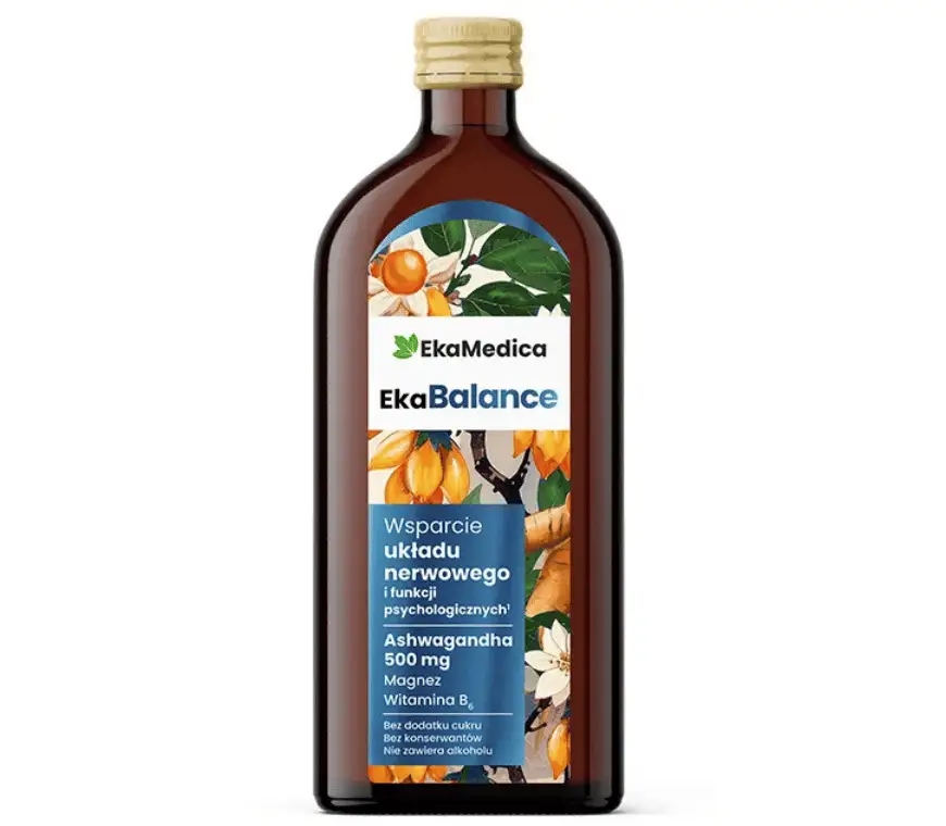 EkaBalance - Ashwagandha Lichida cu Magneziu si Vitamina B6 500 ml [1]