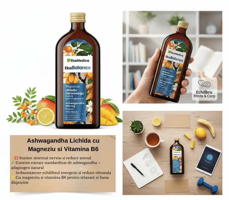 EkaBalance - Ashwagandha Lichida cu Magneziu si Vitamina B6 500 ml [2]