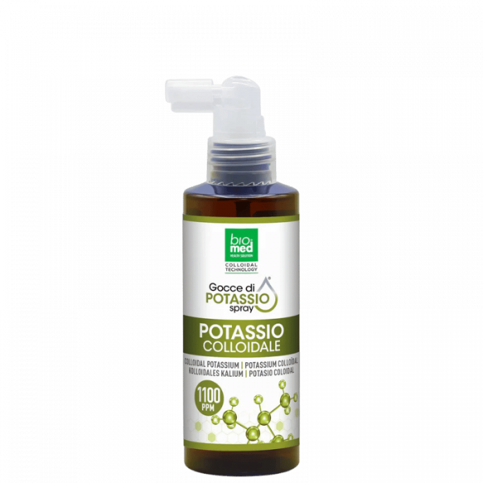 POTASIU Coloidal - spray sublingual ultraconcentrat  1100 ppm 150 ml [1]