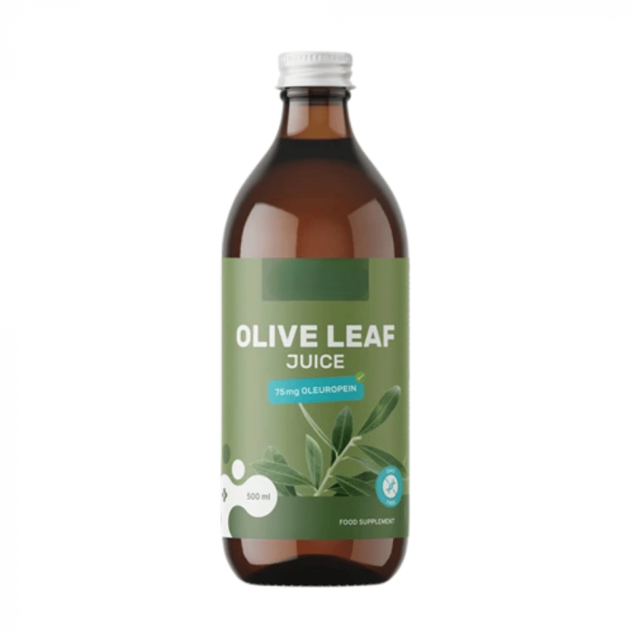 Suc Natural de frunze de măsline - tensiunea arterială și vasele de sânge 500 ml [1]