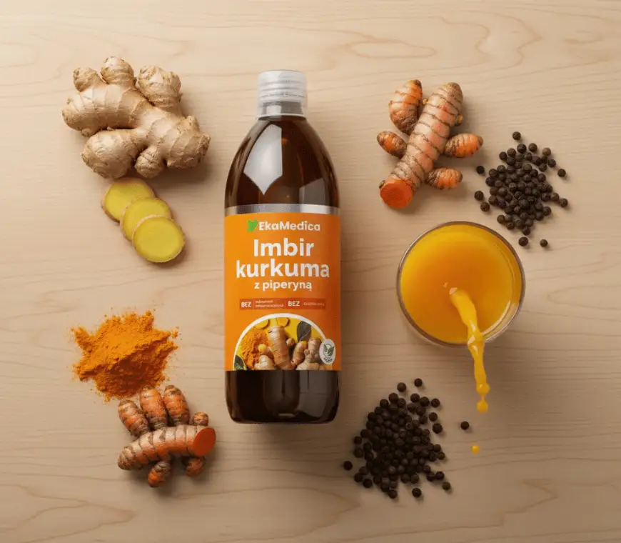 Suc Natural cu Turmeric, Fhimbir, Piperina 500 ml [4]