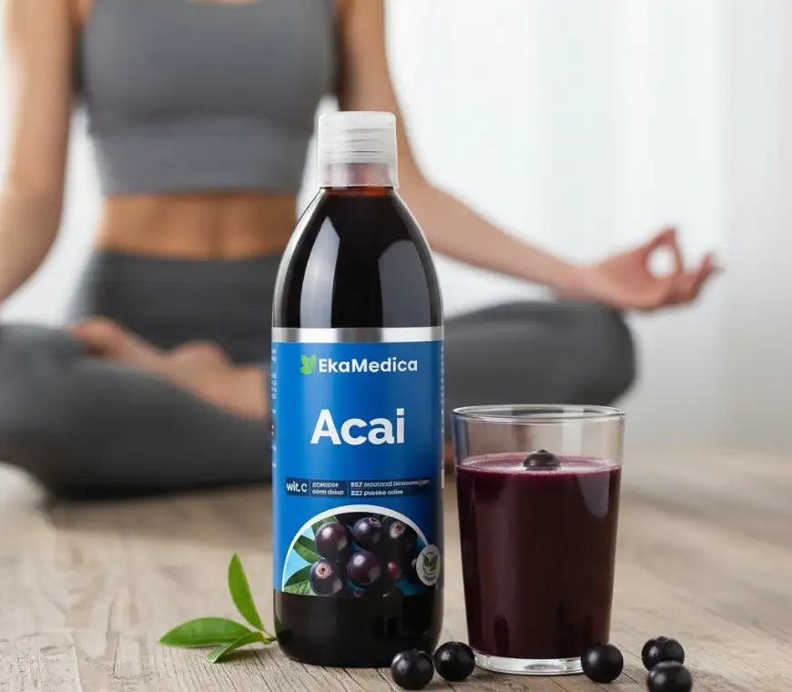1+1 GRATIS Suc Natural de Acai – Superfruct Antioxidant cu Vitamina C Naturală, 500 ml [6]