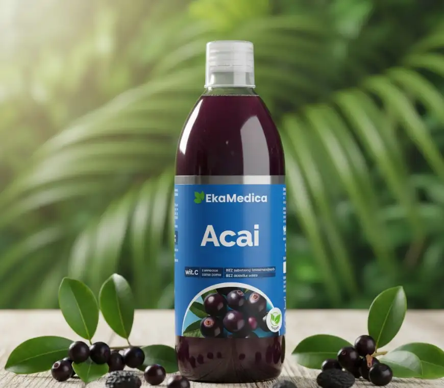 1+1 GRATIS Suc Natural de Acai – Superfruct Antioxidant cu Vitamina C Naturală, 500 ml [4]